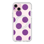 スリムプロテクションプレミアムケース with MagSafe［ シンプルドット - Purple ］
