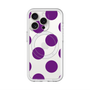 スリムプロテクションプレミアムケース with MagSafe［ シンプルドット - Purple ］