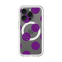 スリムプロテクションプレミアムケース with MagSafe［ シンプルドット - Purple ］