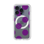 スリムプロテクションプレミアムケース with MagSafe［ シンプルドット - Purple ］