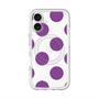 スリムプロテクションプレミアムケース with MagSafe［ シンプルドット - Purple ］