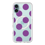 スリムプロテクションプレミアムケース with MagSafe［ シンプルドット - Purple ］