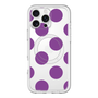 スリムプロテクションプレミアムケース with MagSafe［ シンプルドット - Purple ］