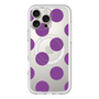 スリムプロテクションプレミアムケース with MagSafe［ シンプルドット - Purple ］