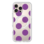 スリムプロテクションプレミアムケース with MagSafe［ シンプルドット - Purple ］