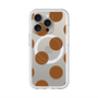 スリムプロテクションプレミアムケース with MagSafe［ シンプルドット - Brown ］