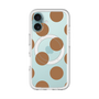 スリムプロテクションプレミアムケース with MagSafe［ シンプルドット - Brown ］