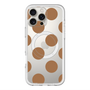 スリムプロテクションプレミアムケース with MagSafe［ シンプルドット - Brown ］