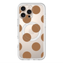スリムプロテクションプレミアムケース with MagSafe［ シンプルドット - Brown ］