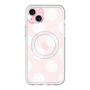 スリムプロテクションプレミアムケース with MagSafe［ シンプルドット - White ］