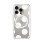 スリムプロテクションプレミアムケース with MagSafe［ シンプルドット - White ］
