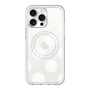 スリムプロテクションプレミアムケース with MagSafe［ シンプルドット - White ］
