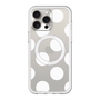スリムプロテクションプレミアムケース with MagSafe［ シンプルドット - White ］