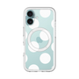 スリムプロテクションプレミアムケース with MagSafe［ シンプルドット - White ］