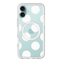 スリムプロテクションプレミアムケース with MagSafe［ シンプルドット - White ］