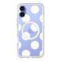 スリムプロテクションプレミアムケース with MagSafe［ シンプルドット - White ］