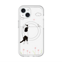 スリムプロテクションプレミアムケース with MagSafe［ 夢中に覗く三毛ねこ ］