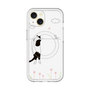 スリムプロテクションプレミアムケース with MagSafe［ 夢中に覗く三毛ねこ ］