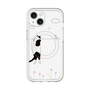 スリムプロテクションプレミアムケース with MagSafe［ 夢中に覗く三毛ねこ ］