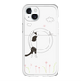 スリムプロテクションプレミアムケース with MagSafe［ 夢中に覗く三毛ねこ ］
