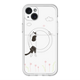 スリムプロテクションプレミアムケース with MagSafe［ 夢中に覗く三毛ねこ ］