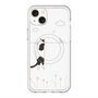 スリムプロテクションプレミアムケース with MagSafe［ 夢中に覗く三毛ねこ ］