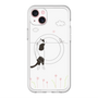 スリムプロテクションプレミアムケース with MagSafe［ 夢中に覗く三毛ねこ ］