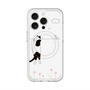 スリムプロテクションプレミアムケース with MagSafe［ 夢中に覗く三毛ねこ ］