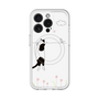 スリムプロテクションプレミアムケース with MagSafe［ 夢中に覗く三毛ねこ ］