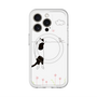 スリムプロテクションプレミアムケース with MagSafe［ 夢中に覗く三毛ねこ ］