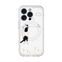 スリムプロテクションプレミアムケース with MagSafe［ 夢中に覗く三毛ねこ ］