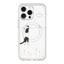 スリムプロテクションプレミアムケース with MagSafe［ 夢中に覗く三毛ねこ ］