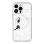 スリムプロテクションプレミアムケース with MagSafe［ 夢中に覗く三毛ねこ ］