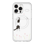 スリムプロテクションプレミアムケース with MagSafe［ 夢中に覗く三毛ねこ ］
