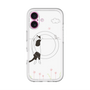 スリムプロテクションプレミアムケース with MagSafe［ 夢中に覗く三毛ねこ ］