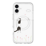 スリムプロテクションプレミアムケース with MagSafe［ 夢中に覗く三毛ねこ ］