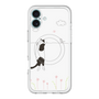 スリムプロテクションプレミアムケース with MagSafe［ 夢中に覗く三毛ねこ ］