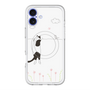 スリムプロテクションプレミアムケース with MagSafe［ 夢中に覗く三毛ねこ ］