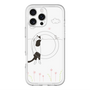 スリムプロテクションプレミアムケース with MagSafe［ 夢中に覗く三毛ねこ ］