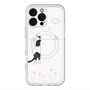 スリムプロテクションプレミアムケース with MagSafe［ 夢中に覗く三毛ねこ ］