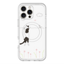 スリムプロテクションプレミアムケース with MagSafe［ 夢中に覗く三毛ねこ ］