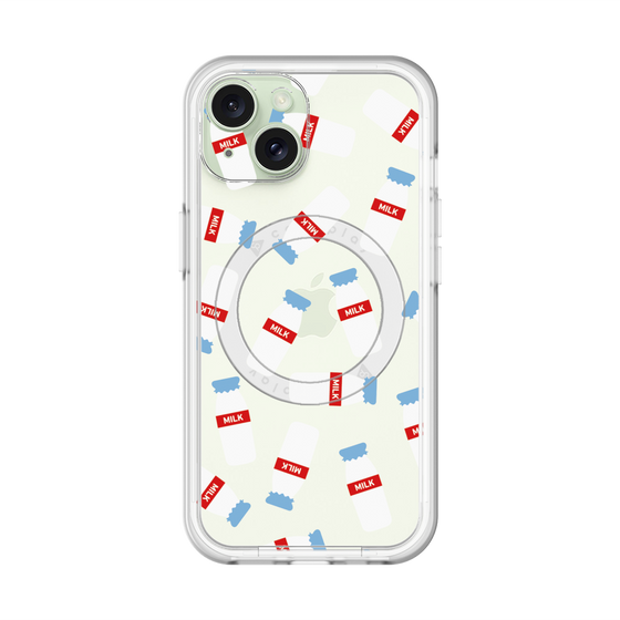 スリムプロテクションプレミアムケース with MagSafe［ おいしいミルク ］