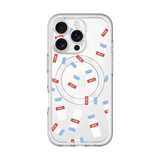 スリムプロテクションプレミアムケース with MagSafe［ おいしいミルク ］