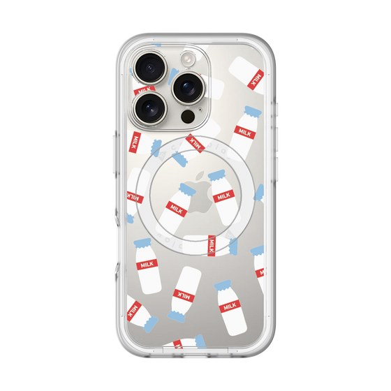 スリムプロテクションプレミアムケース with MagSafe［ おいしいミルク ］