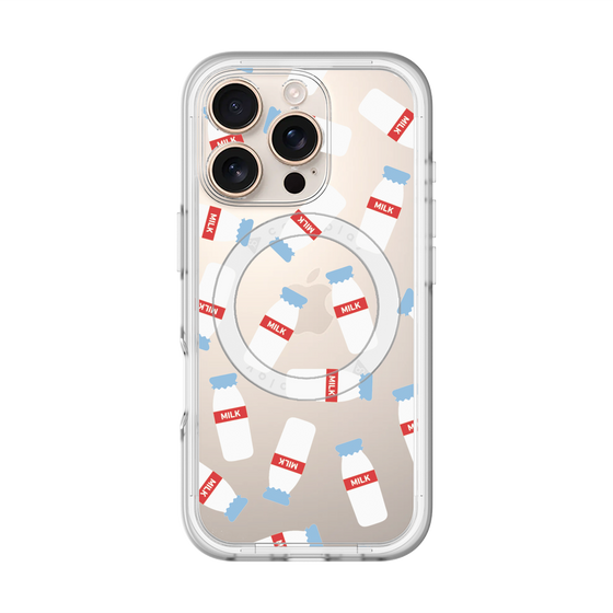 スリムプロテクションプレミアムケース with MagSafe［ おいしいミルク ］