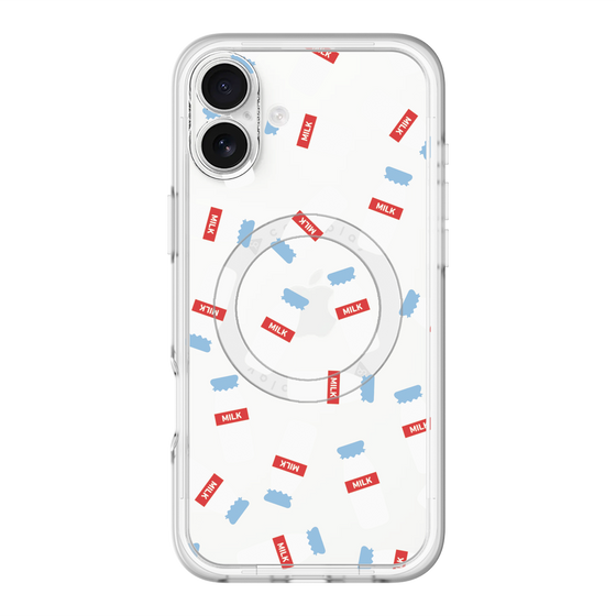 スリムプロテクションプレミアムケース with MagSafe［ おいしいミルク ］