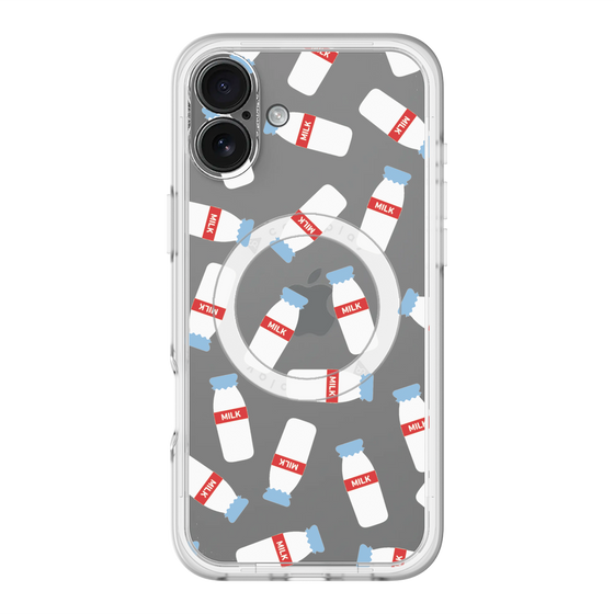 スリムプロテクションプレミアムケース with MagSafe［ おいしいミルク ］