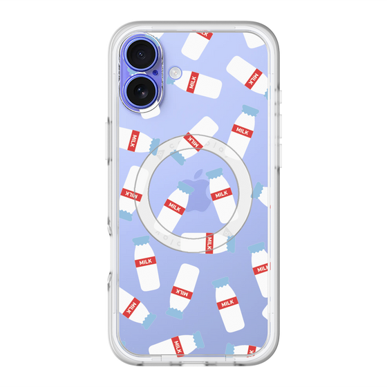 スリムプロテクションプレミアムケース with MagSafe［ おいしいミルク ］