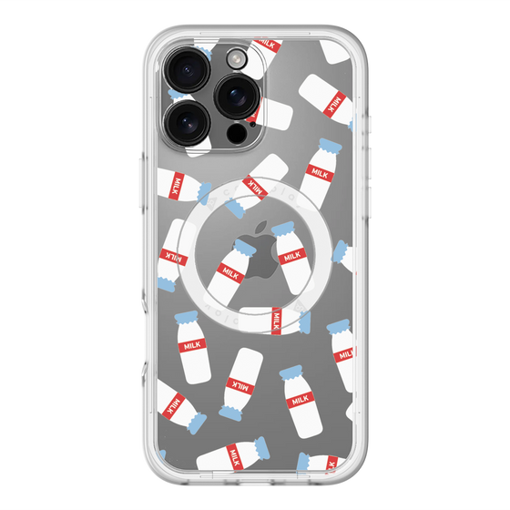 スリムプロテクションプレミアムケース with MagSafe［ おいしいミルク ］