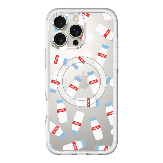 スリムプロテクションプレミアムケース with MagSafe［ おいしいミルク ］